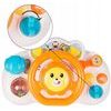 Interaktivní volant pro nejmenší se světlem a zvukem Lion Driver oranžový