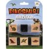 Razítka dřevěná 5+1 s poduškou dinosauři