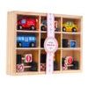 Majlo Toys sestava dřevěných autíček a dopravních značek 12 kusů