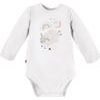 EEVI Kojenecké body s dlouhým rukávem Mellow bílá 80 (9-12m)