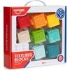 Haunger senzorické kostky pro nejmenší Textured Blocks 8 kusů