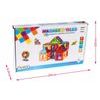 Magnetická stavebnice Magnetic Tiles 70 dílů