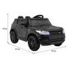 Dětské elektrické autíčko Land Rapid Racer černé