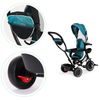 Ecotoys dětská tříkolka s otočným sedadlem Trike 2v1 zelená