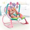 Dojčenské ležadlo 3v1 s vibráciami Baby Rocker ružové