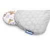 Sensillo Poduška do kočárku velvet zvířátka bílá