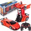 Robot transformer 2v1 Robocar 1:18 červený