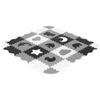 Ecotoys pěnová puzzle hrací deka Gray Puzzle 121 x 121 cm