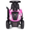 New Holland dětské odrážedlo traktor s přívěsem - růžové