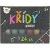 Křídy barevné chodníkové 24ks