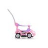 Odrážedlo Mega Car s vodící tyčí 3v1 růžové