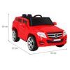 Dětské elektrické autíčko City Rider červené