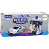 Policejní robotické auto 2v1 modré