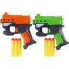 Pistole 2ks na pěnové náboje + 6ks nabojů