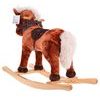 Plyšový houpací kůň Ferda - hnědý