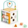 Ecotoys dřevěná edukační kostka s labyrintem Wooden Cube 5v1