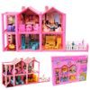 Domeček pro panenky s příslušenstvím Loving Family 136 součástí