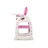 SMONTOVÁNO Ecotoys jídelní židlička 2v1 Kočička růžová