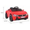 Dětské elektrické autíčko Fast Wind červené