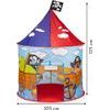 Ecotoys dětský stan Pirátský zámek