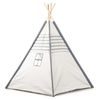 Ecotoys dětský indiánský stan Wigwam šedý
