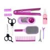 Souprava malé kadeřnice Beauty Salon s žehličkou na vlasy