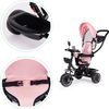 Ecotoys dětská tříkolka s otočným sedadlem Trike 2v1 růžová