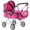 Hluboký kočárek pro panenky Princess růžový