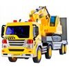 Nákladní auto s bagrem, světly a zvukem pro děti City Builder 1:16