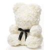 Medvídek z růží bílý Rose Bear 40 cm