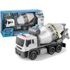 Míchačka na beton pro děti se světly a zvuky City Truck 1:16 bílá