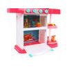 Majlo Toys dětská kuchyňka se zvuky a párou- růžová
