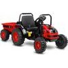 Elektrický traktor Hector červený
