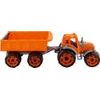 Traktor s vlekem na volný chod - mix 2 barvy