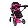 Kočárek pro panenky 2v1 Alice - růžový