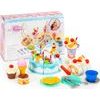 Ecotoys narozeninová sada Dort modrá 80 součástí