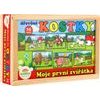 Dřevěné kostky - Moje první zvířátka 15ks