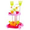 Majlo Toys dětský zahradní vozík s příslušenstvím Little Gardener růžový
