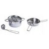 Ecotoys sada detského kovového riadu 5 súčastí Cookware Playset