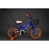 Mexller dětské kolo BMX 16" s vodící tyčí modrooranžové