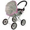 Alice kočárek pro panenky 5249 šedo-růžový