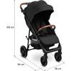 Dětský sportovní kočárek Elma black