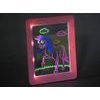 Kreslící LED tabulka s 3D brýlema Glow Drawing růžová