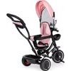 Ecotoys dětská tříkolka s otočným sedadlem Trike 2v1 růžová