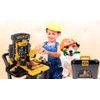 Dětská pracovní dílna 3v1 s vozíčkem