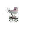 Kočárek pro panenky Alice Retro béžovo-růžový