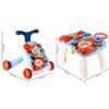 Interaktivní chodítko s hracím stolečkem Music Stroller 2v1 modré
