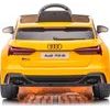 Elektrické auto Audi RS6, žlutá