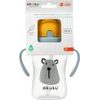 Dětská láhev se slámkou Akuku - Myška