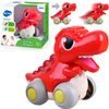 Huile Toys dinosaurus pro nejmenší na setrvačník - červený